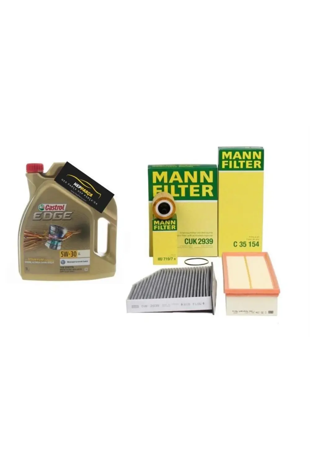 Volkswagen Passat 2.0 TDI BlueMotion Periyodik Bakım Filtre Seti