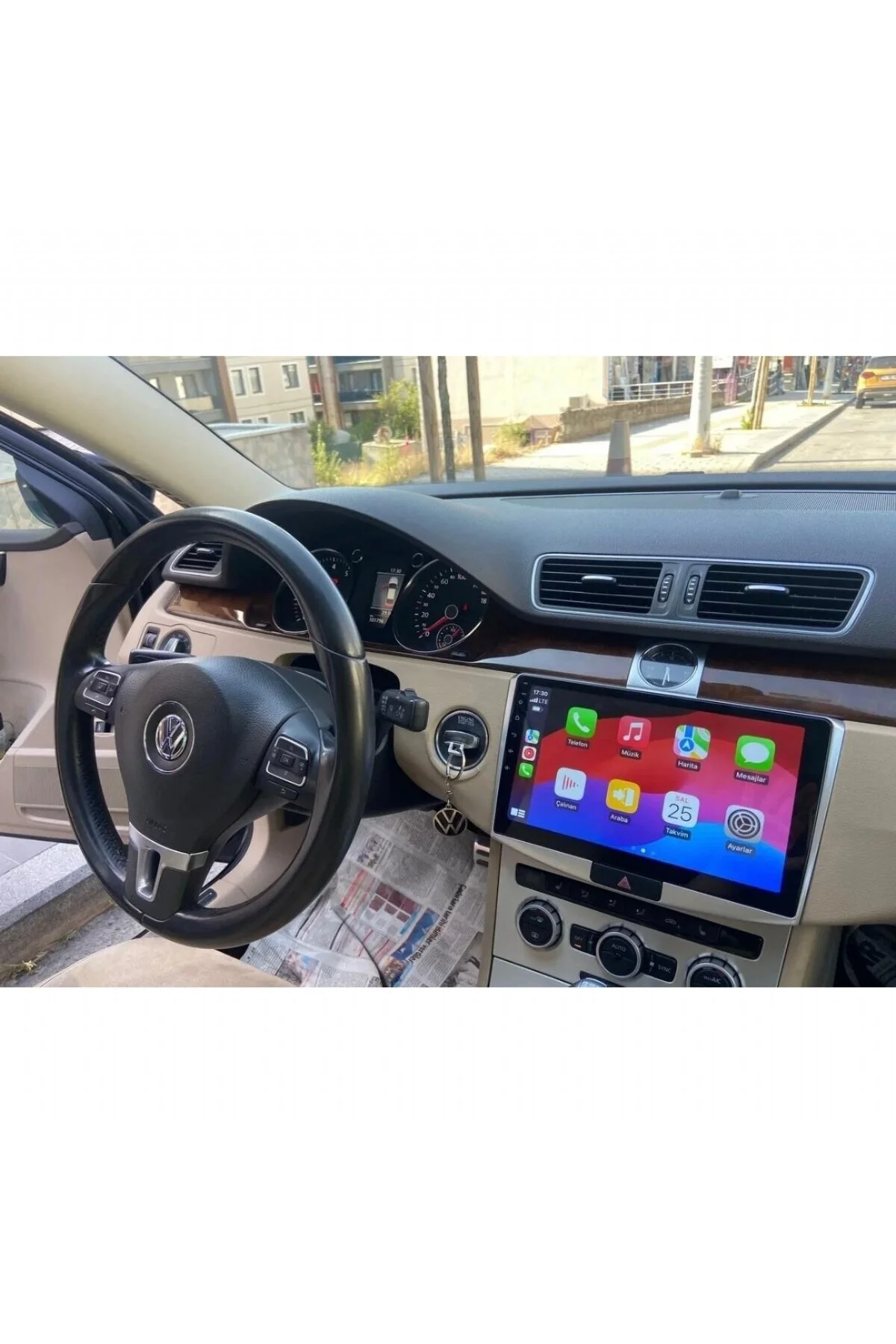 VOLKSWAGEN PASSAT 2006-2014 B6-B7 CC ANDROİD CARPLAY MULTİMEDYA KAMERA 2/32GB