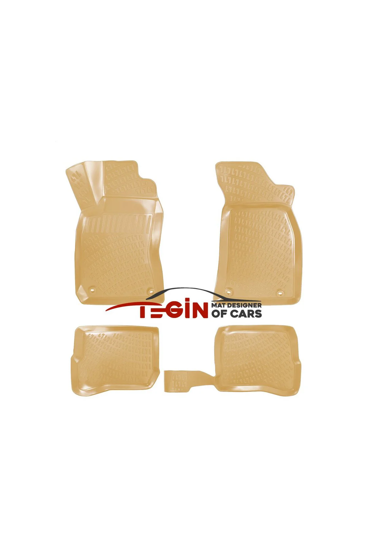 Volkswagen Passat B5 1997-2006 R-Line Bej 3D Havuzlu Paspas
