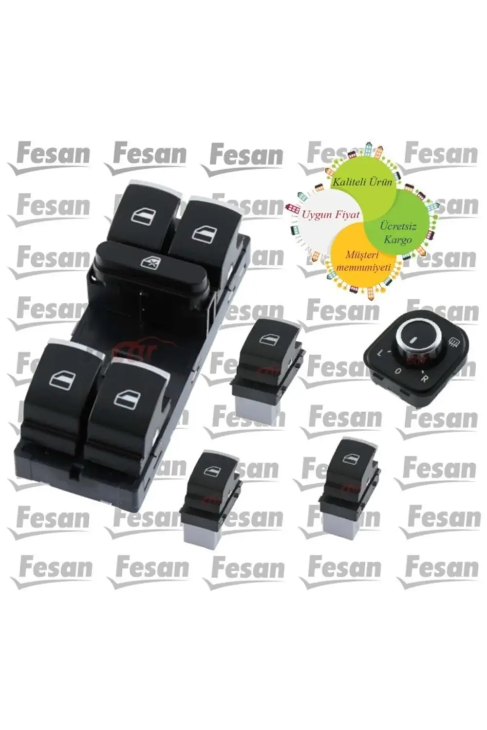 Volkswagen Passat B6 - Golf 6 - Jetta - Tiguan Krom Cam Ve Ayna D