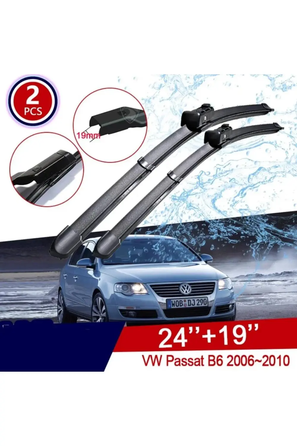 VOLKSWAGEN PASSAT B6 ÖN CAM MUZ SİLECEK TAKIMI 2005--2010 Uyumlu