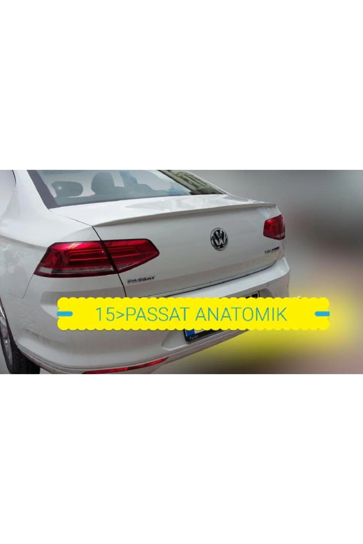 VOLKSWAGEN PASSAT B8.5 2019- ASTARLI İNCE ANATOMİK SPOİLER