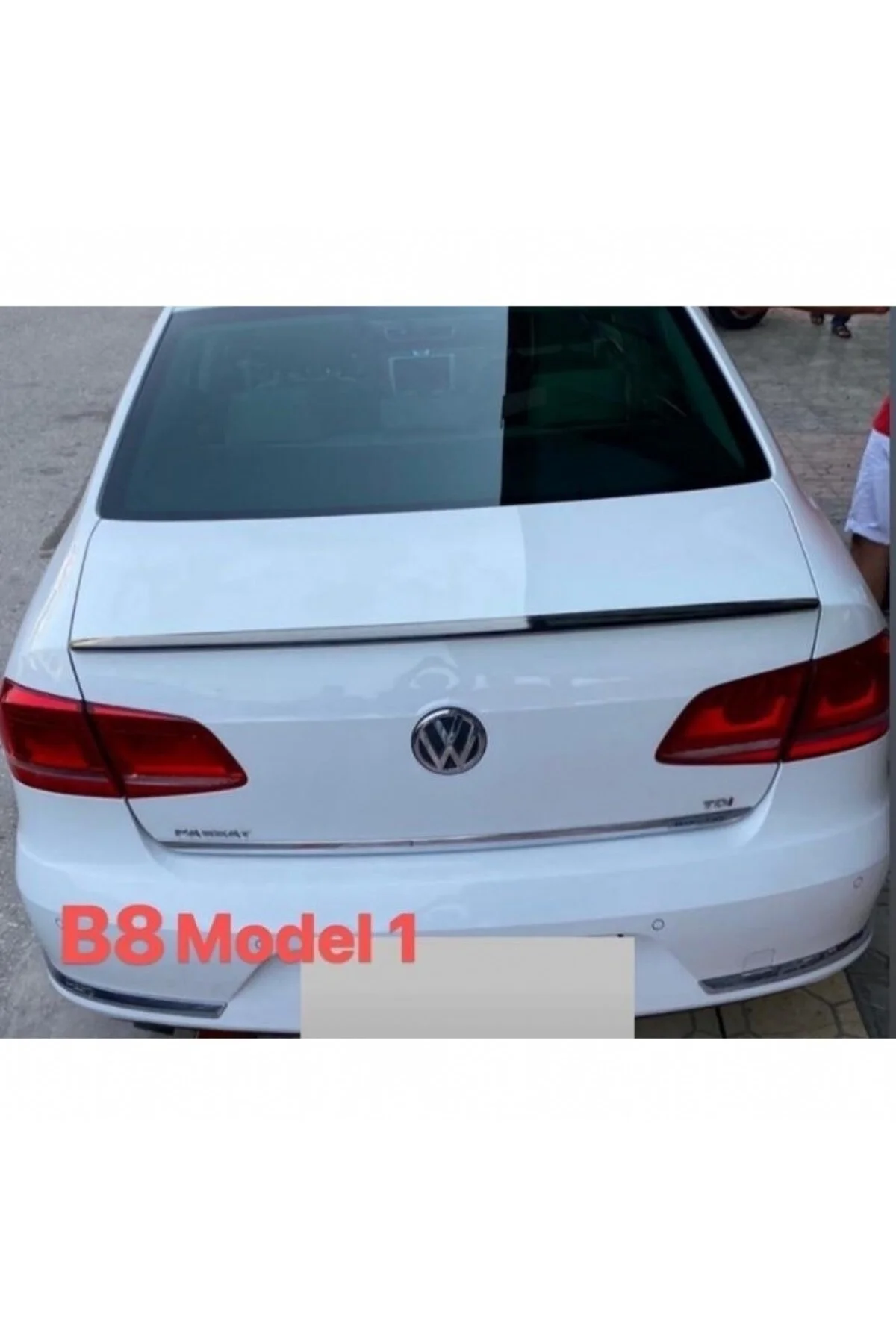 VOLKSWAGEN PASSAT B8 MODEL 1 ASTARLI PLASTİK SPOİLER VOLKSWAGEN PASSAT B8 MODEL 1 ASTARLI PLASTİK SPOİLER