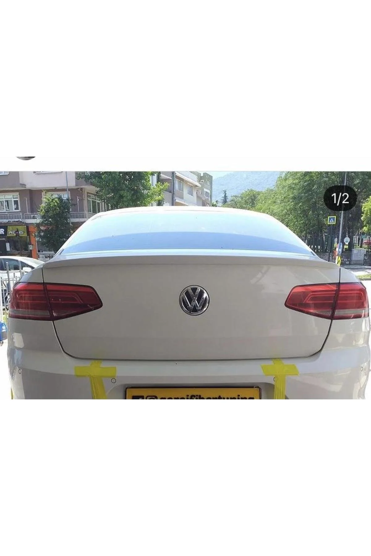 VOLKSWAGEN PASSAT B8.5 2019- ASTARLI İNCE ANATOMİK SPOİLER