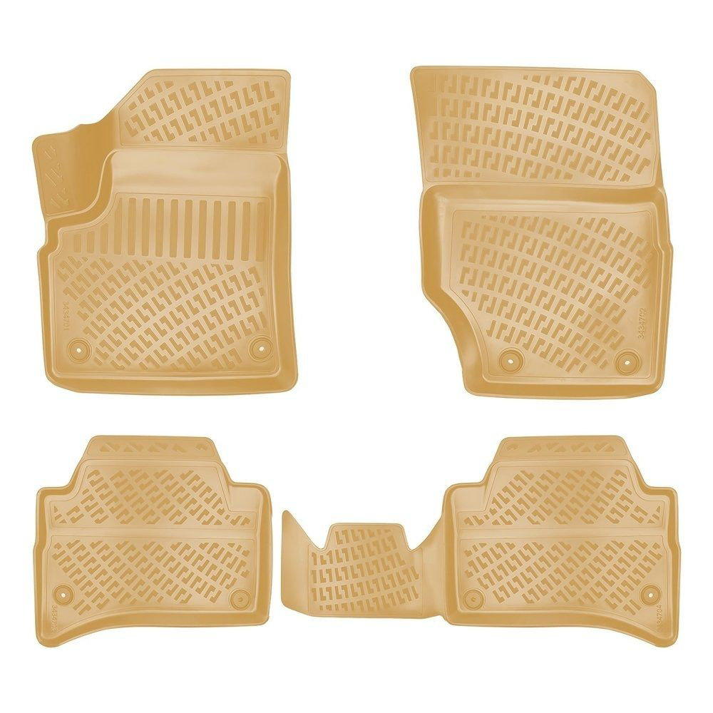 Volkswagen Passat Uyumlu CC 2008-2011 3D Havuzlu Bej Paspas Seti
