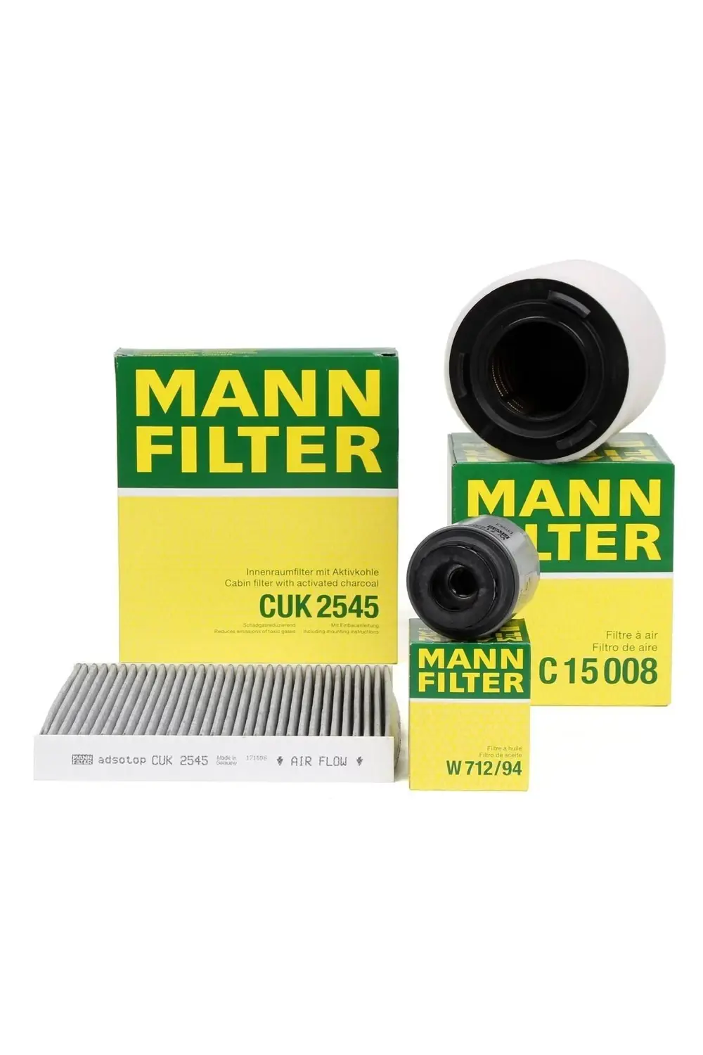 Volkswagen Polo 1.4 GTI 180 BG Periyodik Bakım Filtre Seti Mann M