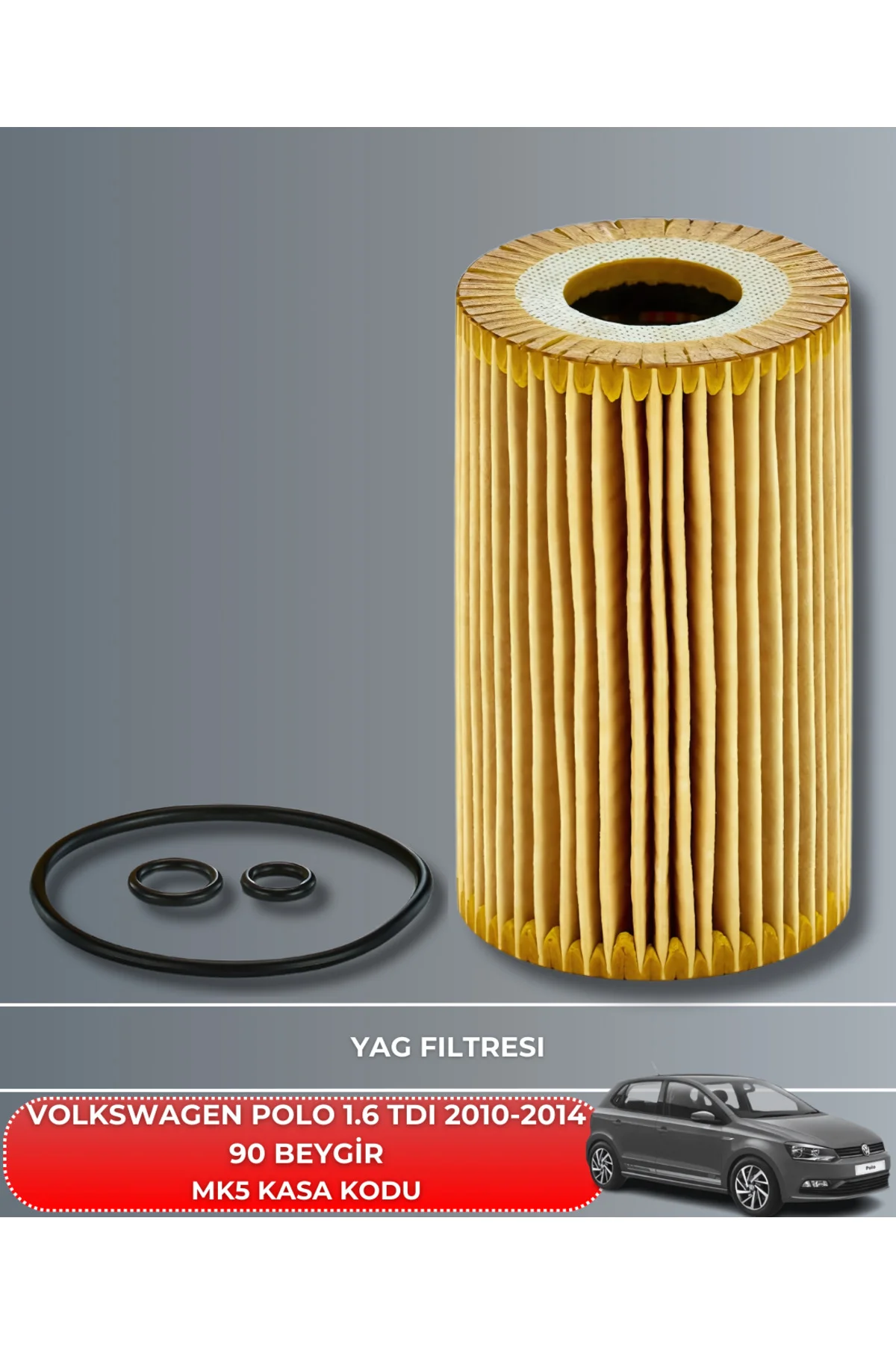 VOLKSWAGEN POLO 1.6 TDI 2010-2011-2012-2013-2014 90 BEYGİR HAVA Y