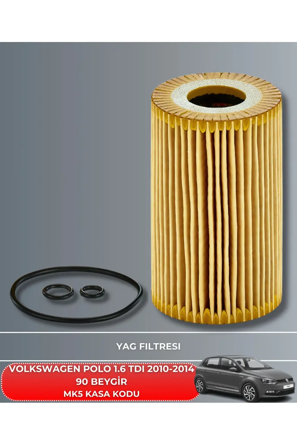 VOLKSWAGEN POLO 1.6 TDI 2010-2011-2012-2013-2014 90 BEYGİR FİLTRE