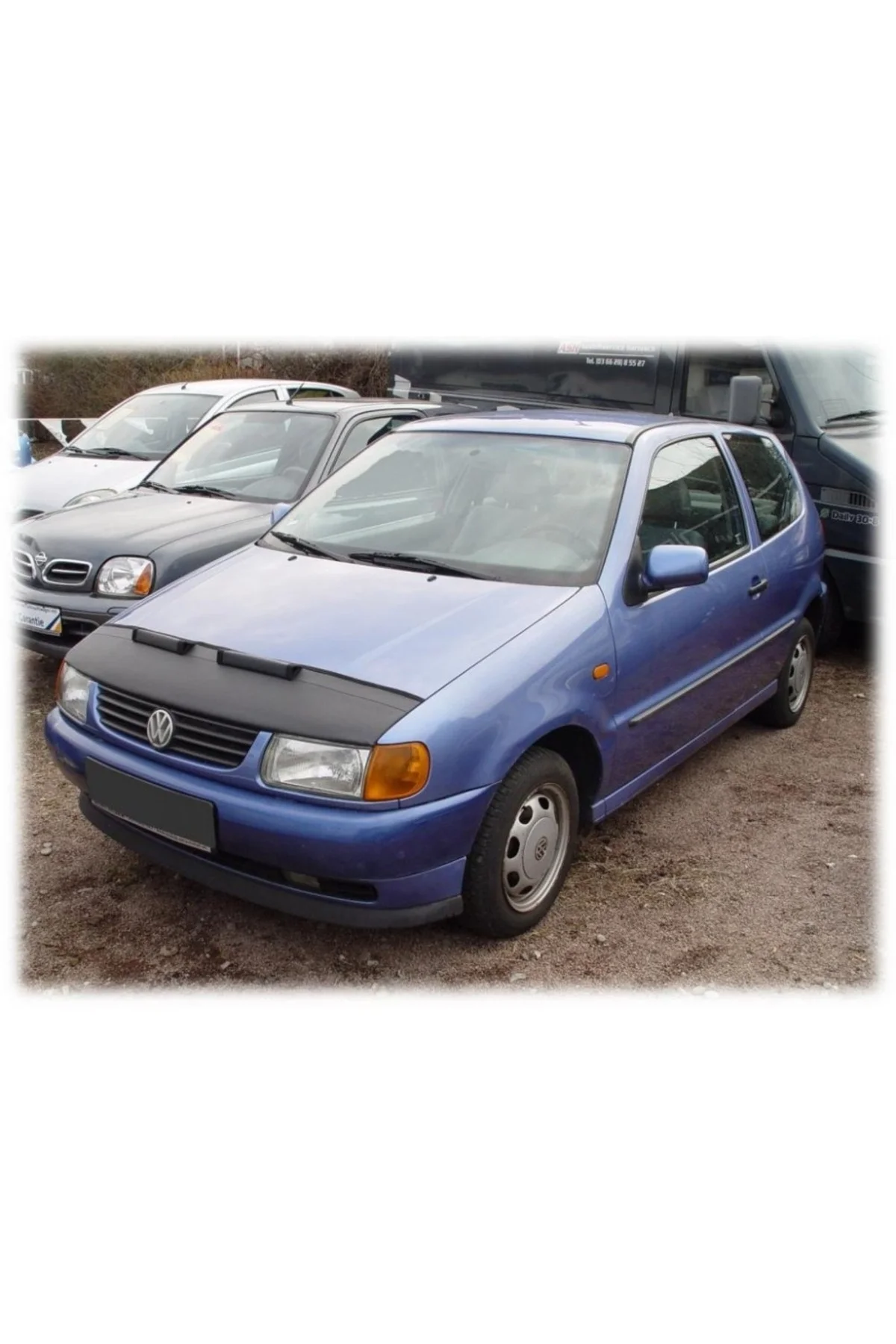 Volkswagen Polo 1999 Suni Deri Lüx Kaput Koruyucu Maske Volkswagen Polo 1999 Suni Deri Lüx Kaput Koruyucu Maske - Görsel 2