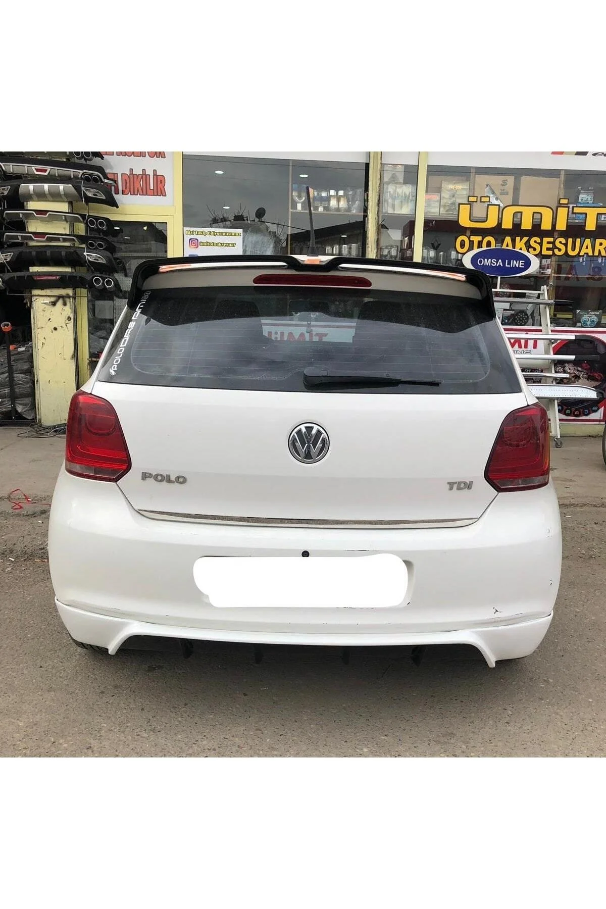 Volkswagen Polo 2010- Astarlı Yarasa Spoyler (sry) uyumlu