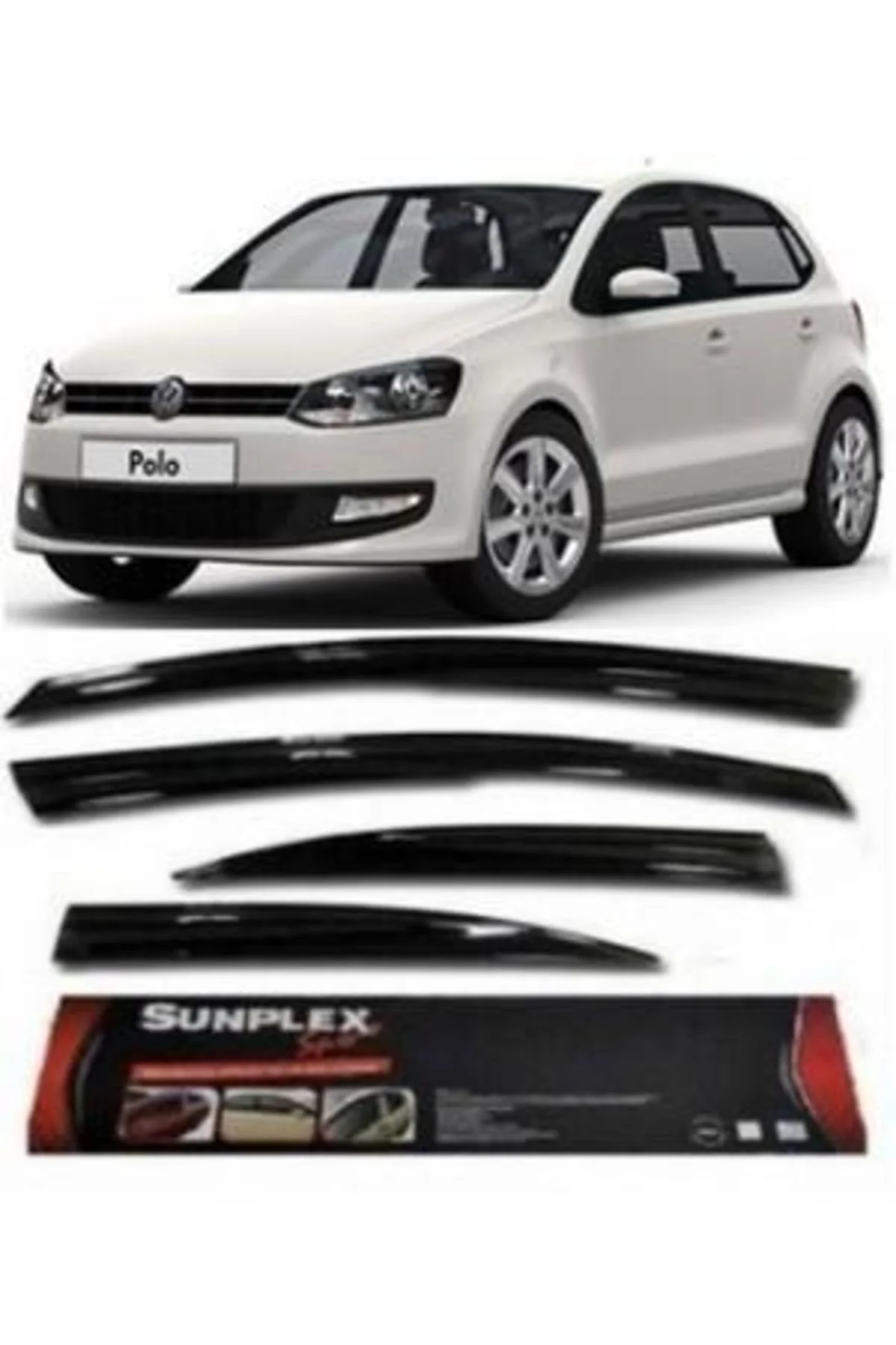 Volkswagen Polo (2010-2017) 4lü Cam Rüzgarlığı Volkswagen Polo (2010-2017) 4lü Cam Rüzgarlığı