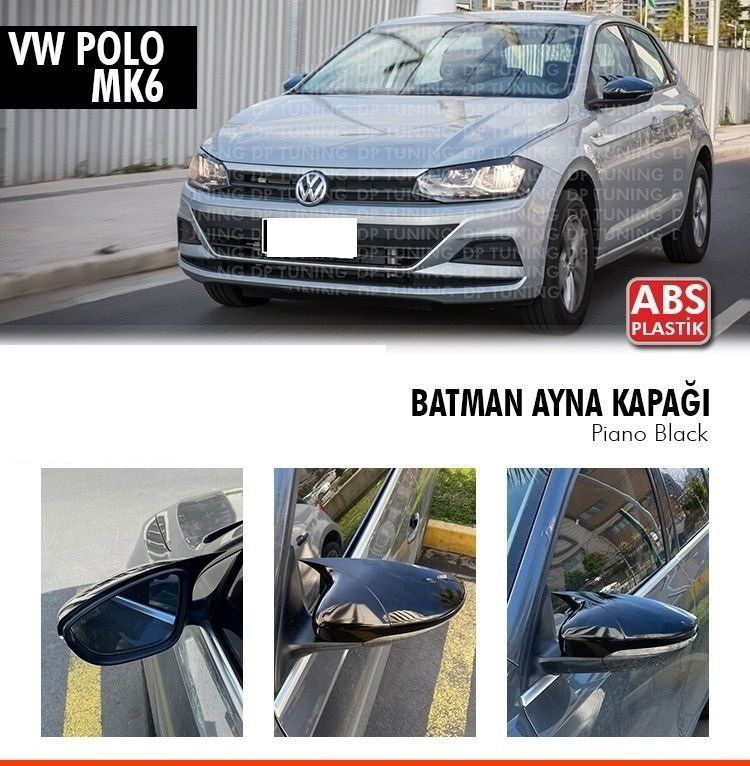 Volkswagen Polo Mk6 2017 Sonrası Batman Yarasa Ayna Kapağı (Parla