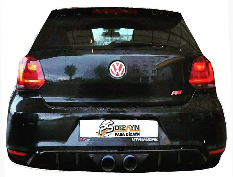 Volkswagen Polo Uyumlu (2010-2014) Gti R400 Arka Tampon Eki - Dif