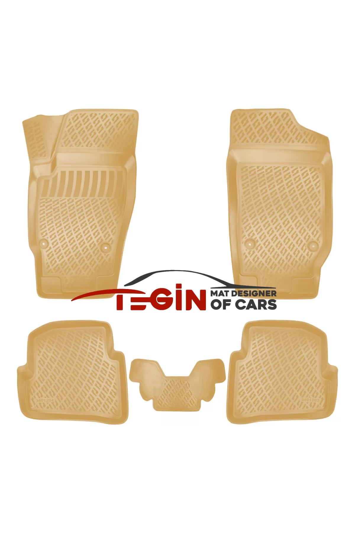 Volkswagen Polo 2008 Bagaj Havuzu + Siyah 3D Paspas