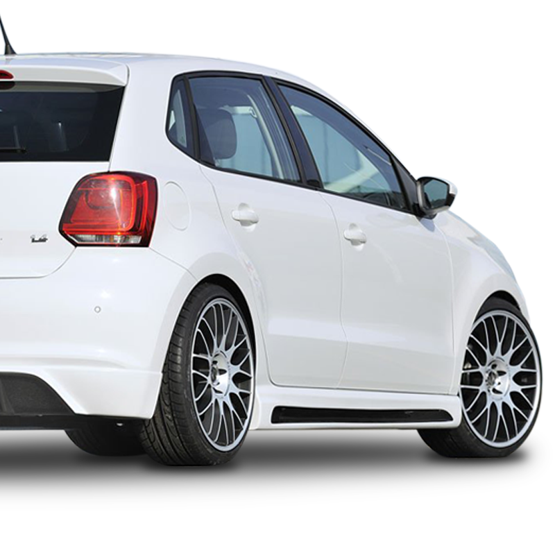 Volkswagen Polo Uyumlu 6R (2010-2017) Yan Marşpiyel Seti (Plastik Volkswagen Polo Uyumlu 6R (2010-2017) Yan Marşpiyel Seti (Plastik