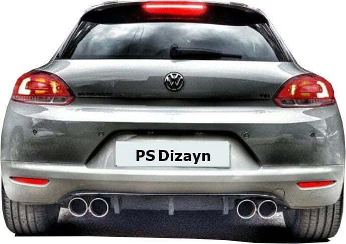 Volkswagen Scirocco Uyumlu (2009-2014) Makyajsız Ps Arka Tampon E Volkswagen Scirocco Uyumlu (2009-2014) Makyajsız Ps Arka Tampon E