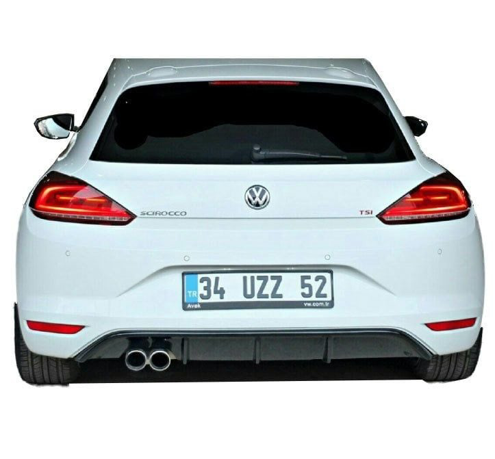 Volkswagen Scirocco Uyumlu (2015-2017) Arka Tampon Eki - Difüzör Volkswagen Scirocco Uyumlu (2015-2017) Arka Tampon Eki - Difüzör