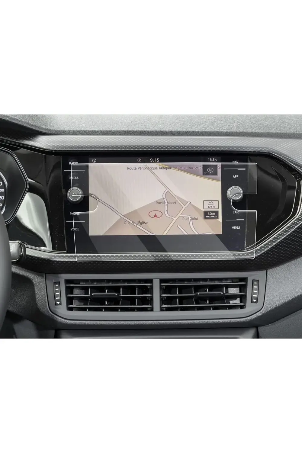 Volkswagen T-cross 8 Inç Multimedya Ekran Koruyucu Nano Film