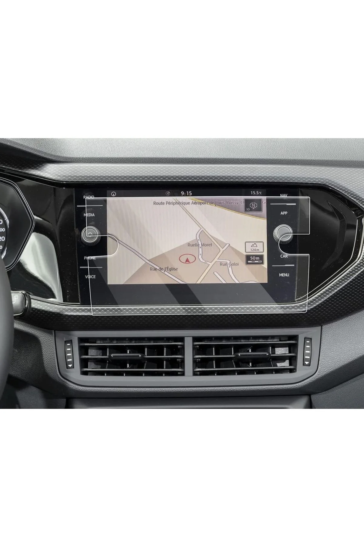 Volkswagen T-cross 8 Inç Multimedya Ekran Koruyucu Nano Film