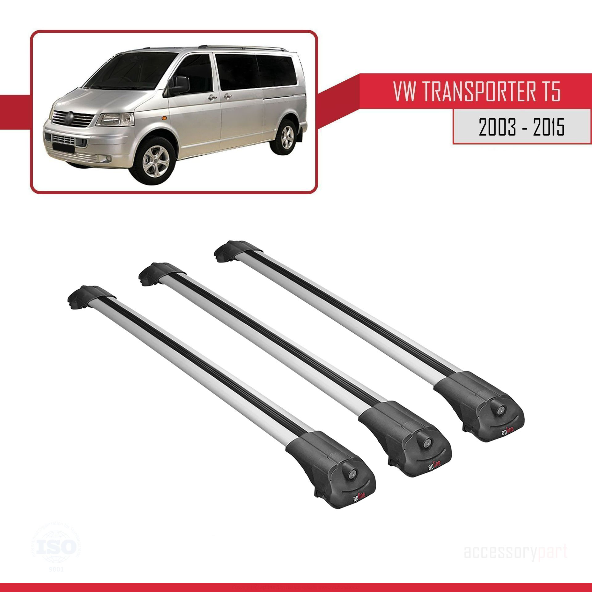 Volkswagen (T5) 2003-2015 Arası ile uyumlu ACE-1 Ara Atkı Tavan B