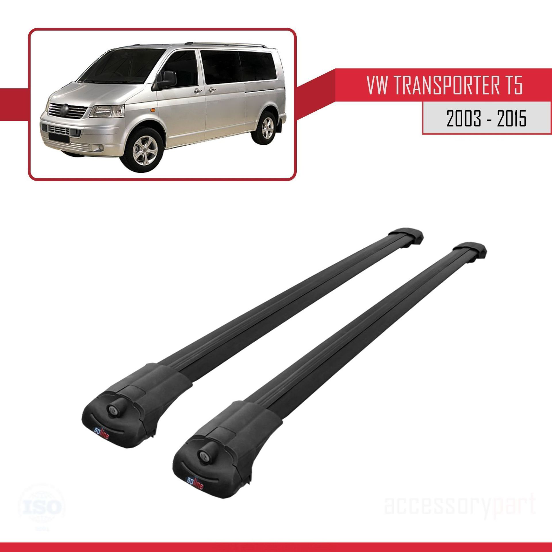 Volkswagen (T5) 2003-2015 Arası ile uyumlu ACE-1 Ara Atkı Tavan B