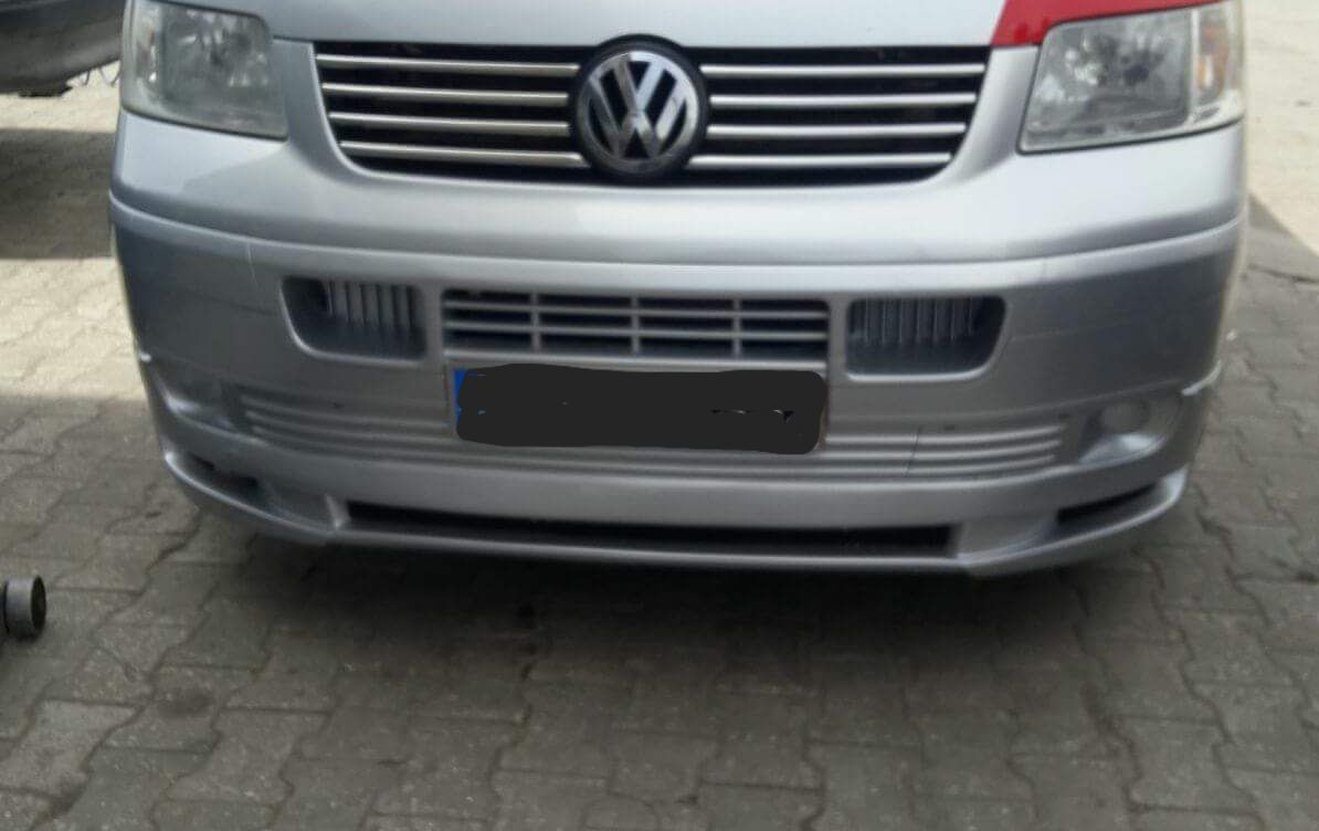 Volkswagen T5 Uyumlu Ön Tampon Eki Boyalı