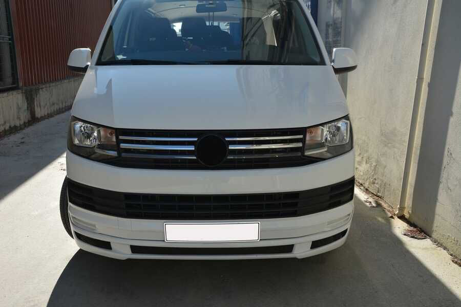 Volkswagen T6 Uyumlu Transporter Krom Ön Panjur 4 Parça 2015-2019