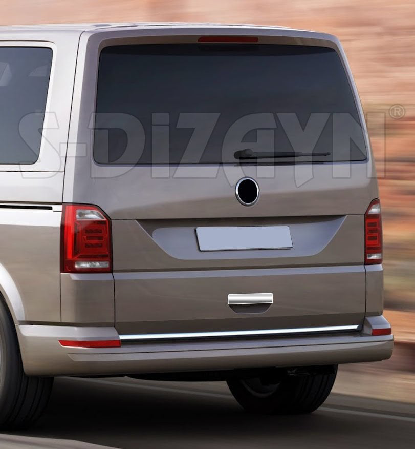 Volkswagen T6 Uyumlu Transporter Plaka Üstü -2015 Paslanmaz Çelik