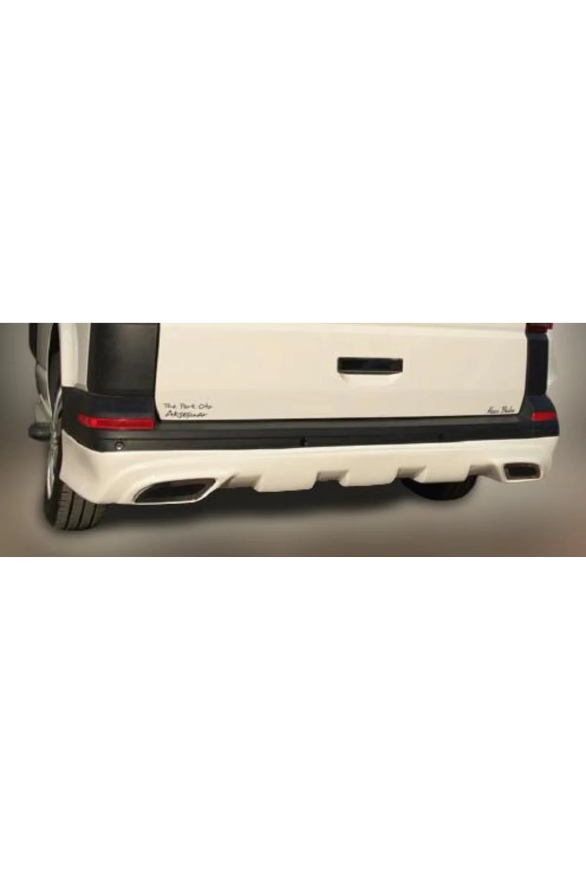 VOLKSWAGEN T7 2015-2020 ASTARLI DİFÜZÖRLÜ ARKA KARLIK