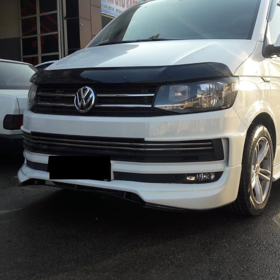 Volkswagen T7 Uyumlu Abt Ön Tampon Eki Karlık (4 Parça) 2015-2020 Volkswagen T7 Uyumlu Abt Ön Tampon Eki Karlık (4 Parça) 2015-2020