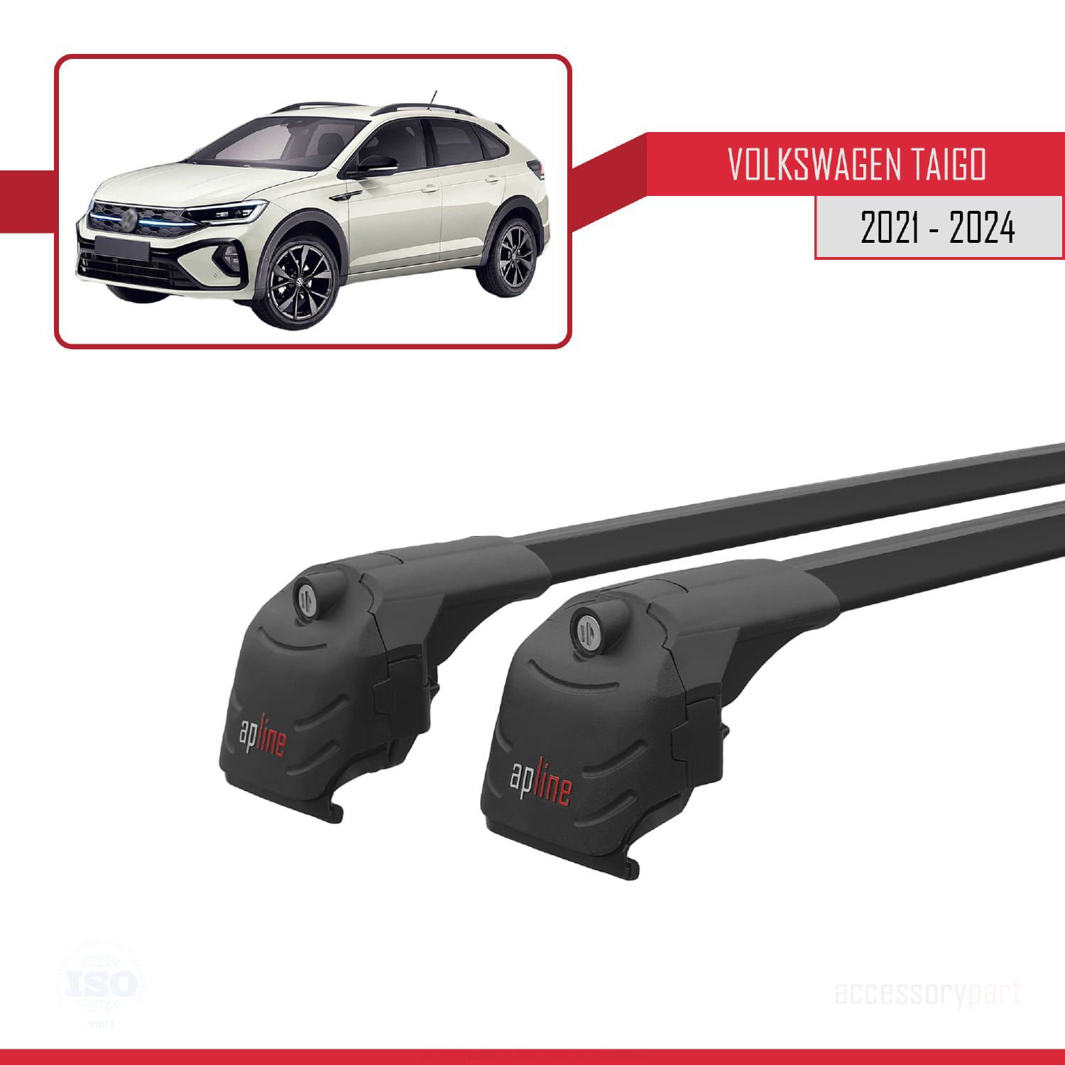 Volkswagen TAIGO 2021 ve Sonrası ile uyumlu ACE-2 Ara Atkı Tavan 