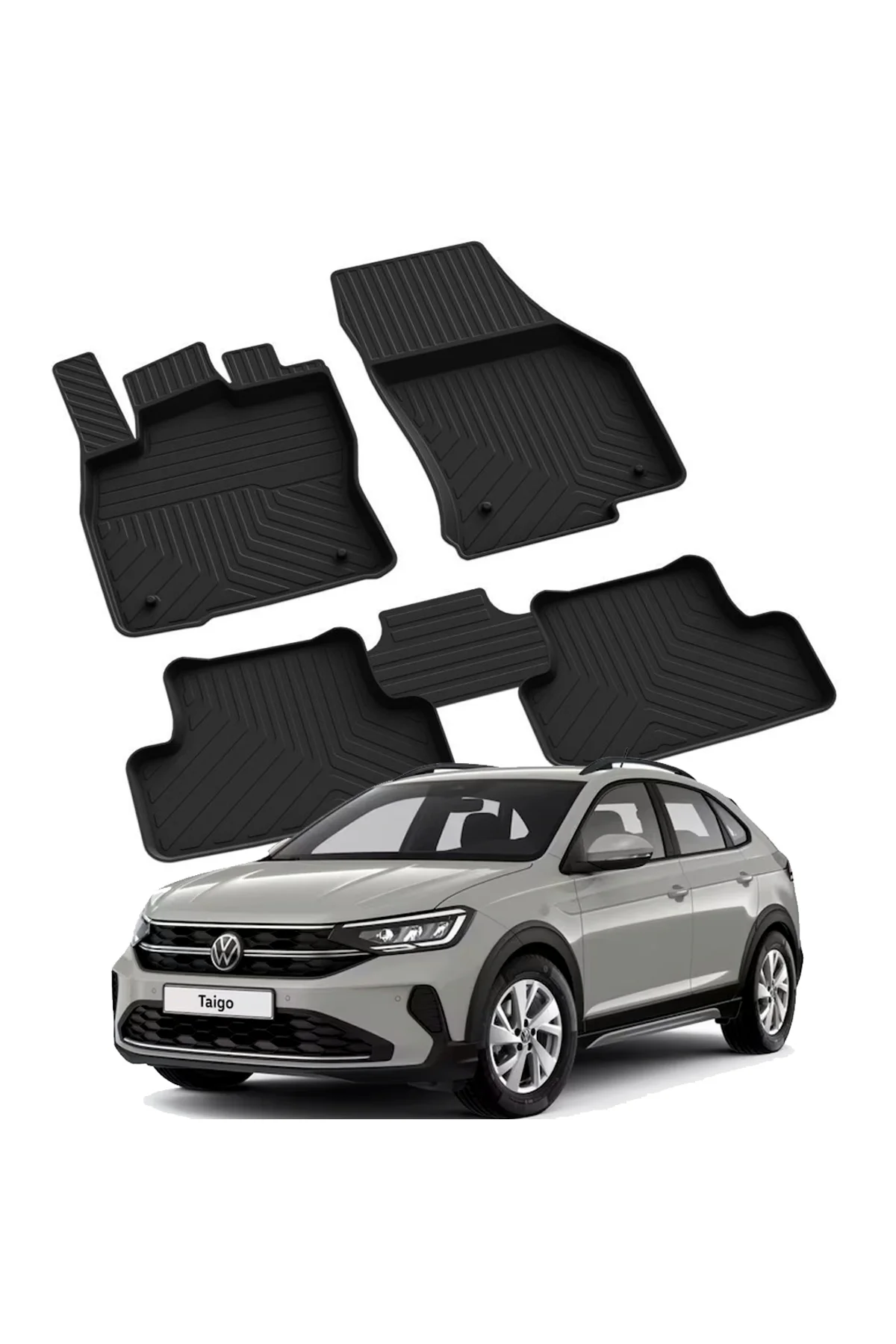VOLKSWAGEN TAIGO 2021-2024 Model Yılları İçin Uyumlu Yeo 4D Havuzlu Paspas Takımı Fiyatı, Yorumları ve Özellikleri