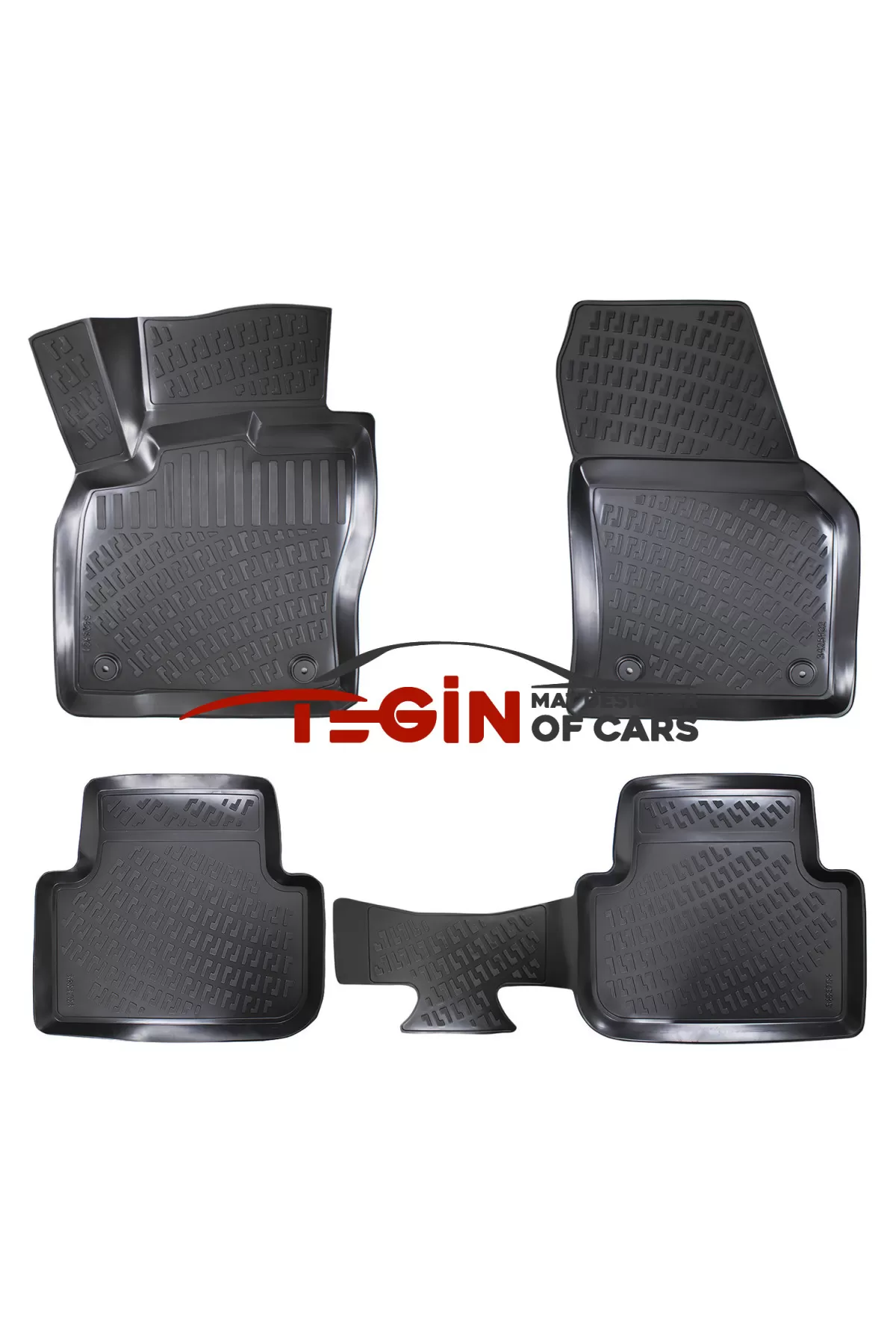 Volkswagen Tiguan 3D Havuzlu Paspas 2019 Siyah