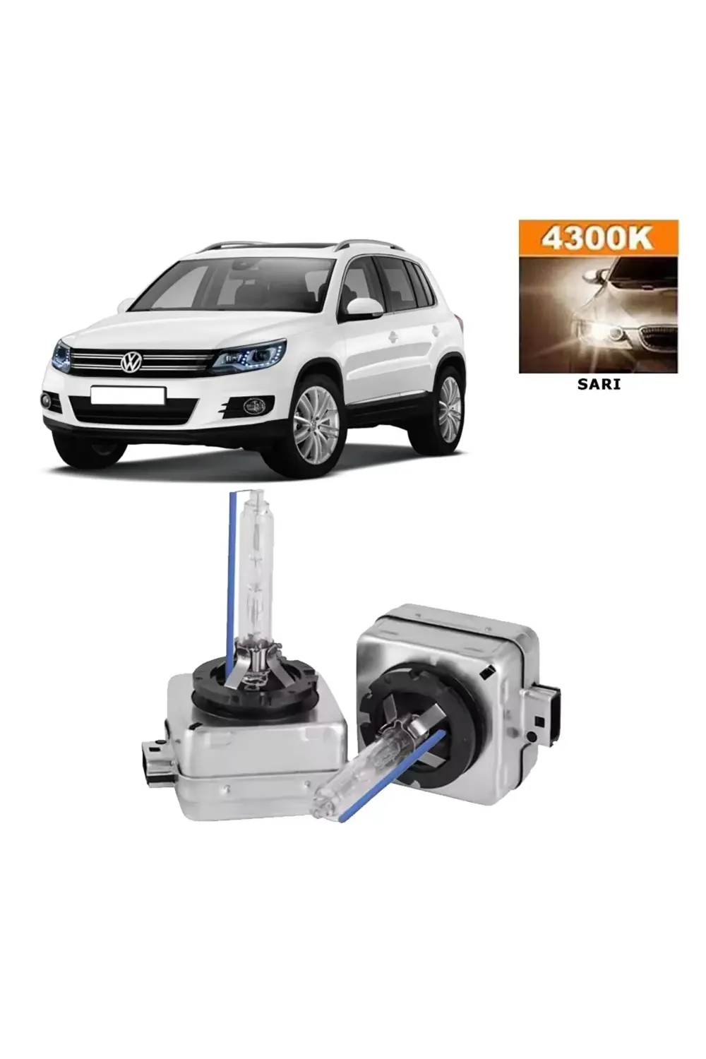 Volkswagen Tiguan 2012-2016 D3S / D3R 4300K Beyaz HID Xenon Ampul