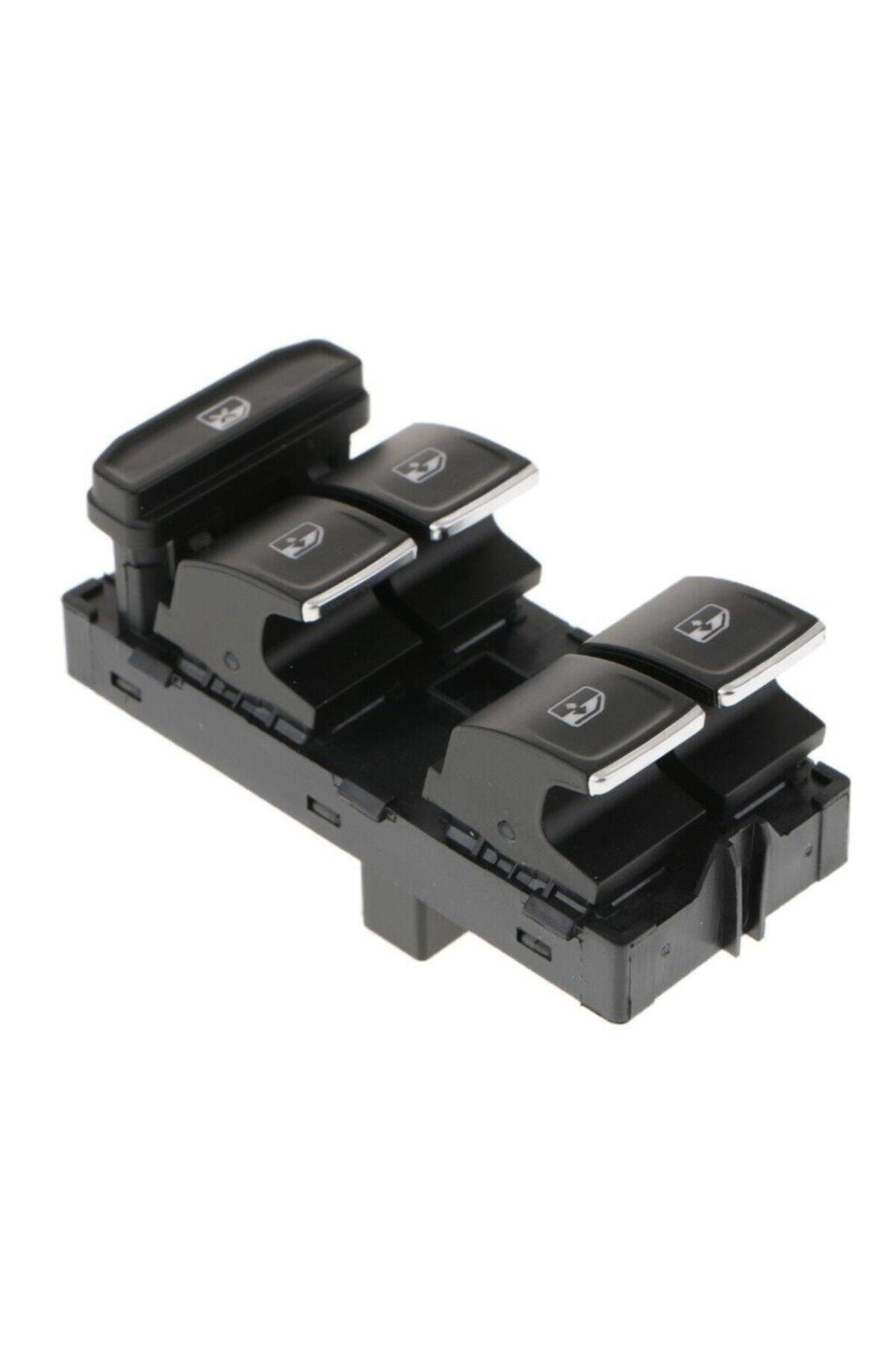 Oem Volkswagen Tiguan Cam Anahtari Düğmesi Sol Dörtlü 2016--2019 Krom