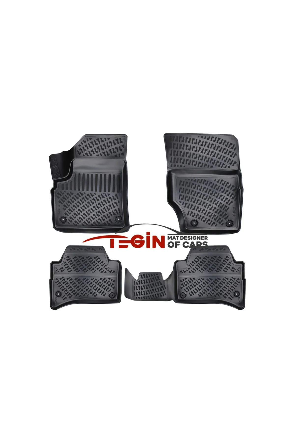 Volkswagen Touareg 2 Bölge Klima 2010-2018 3.0 TFSI Siyah 3D Havuzlu Paspas
