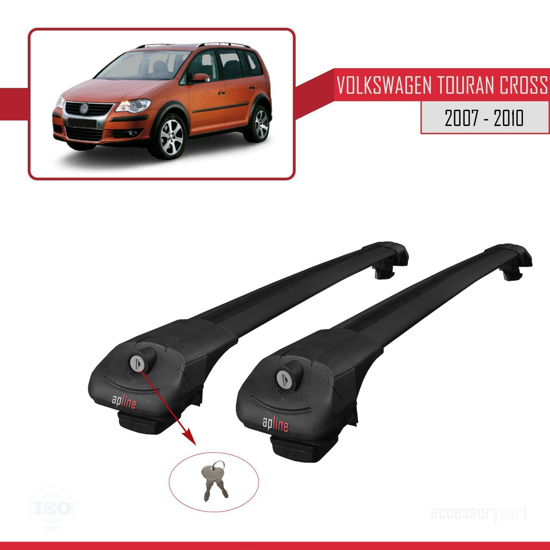 Volkswagen Touran CROSS 2007-2010 Arası ile uyumlu ACE-1 Ara Atkı