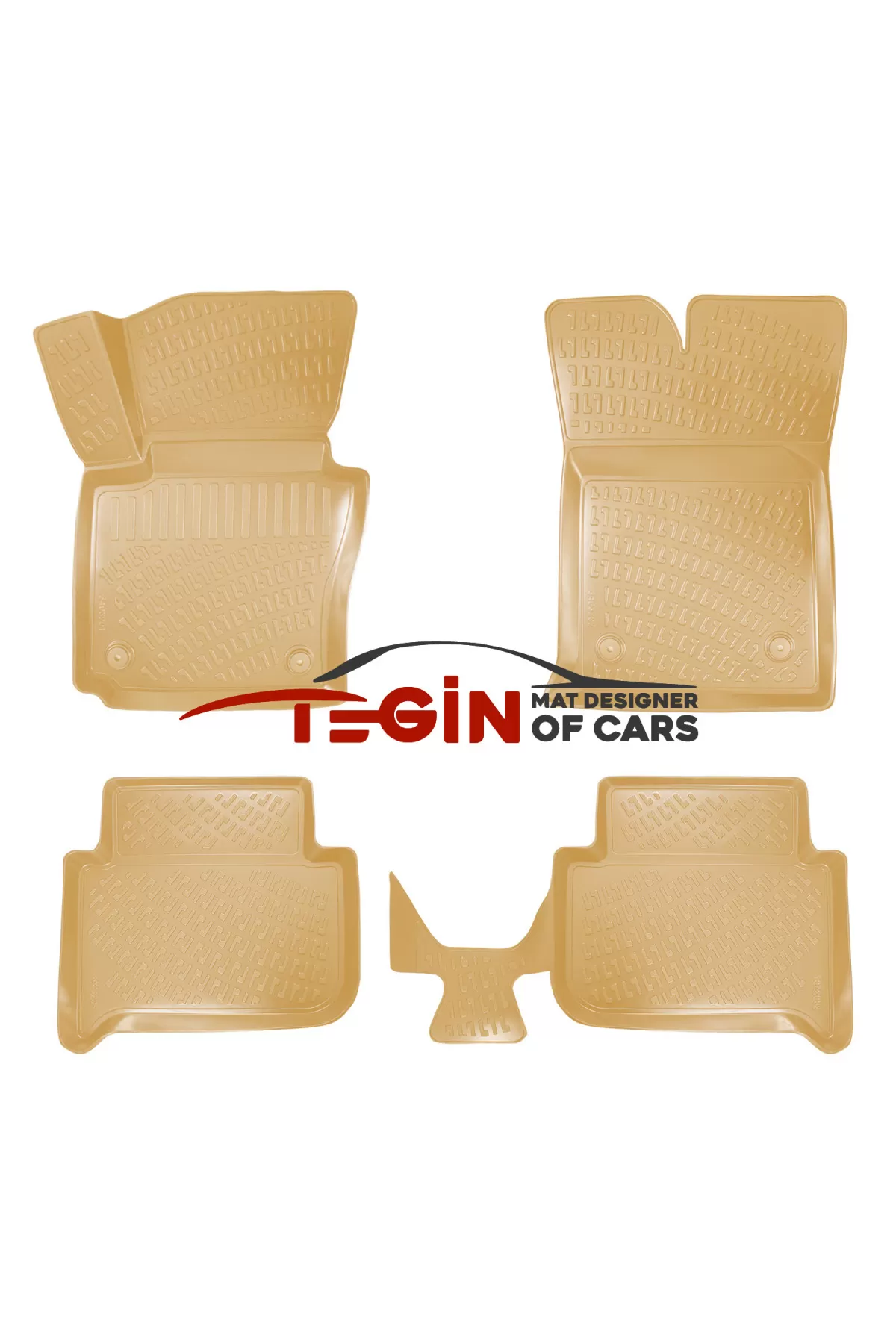 Volkswagen Touran 2012 Bagaj Havuzu + Bej 3D Paspas