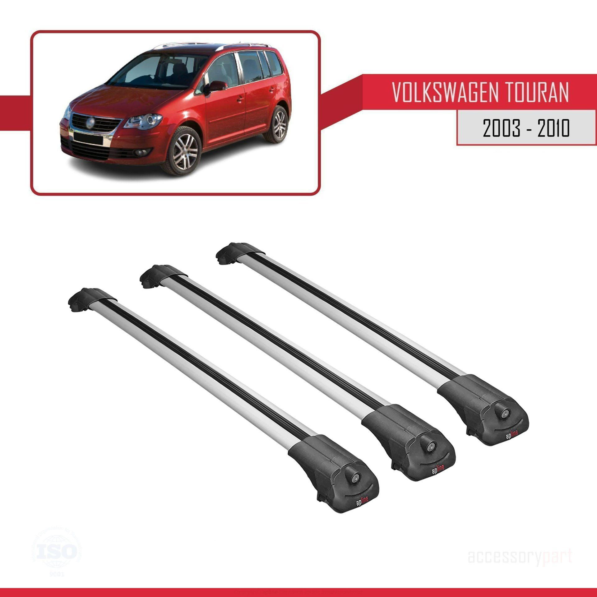 Volkswagen Touran 2003-2010 Arası ile uyumlu ACE-1 Ara Atkı Tavan