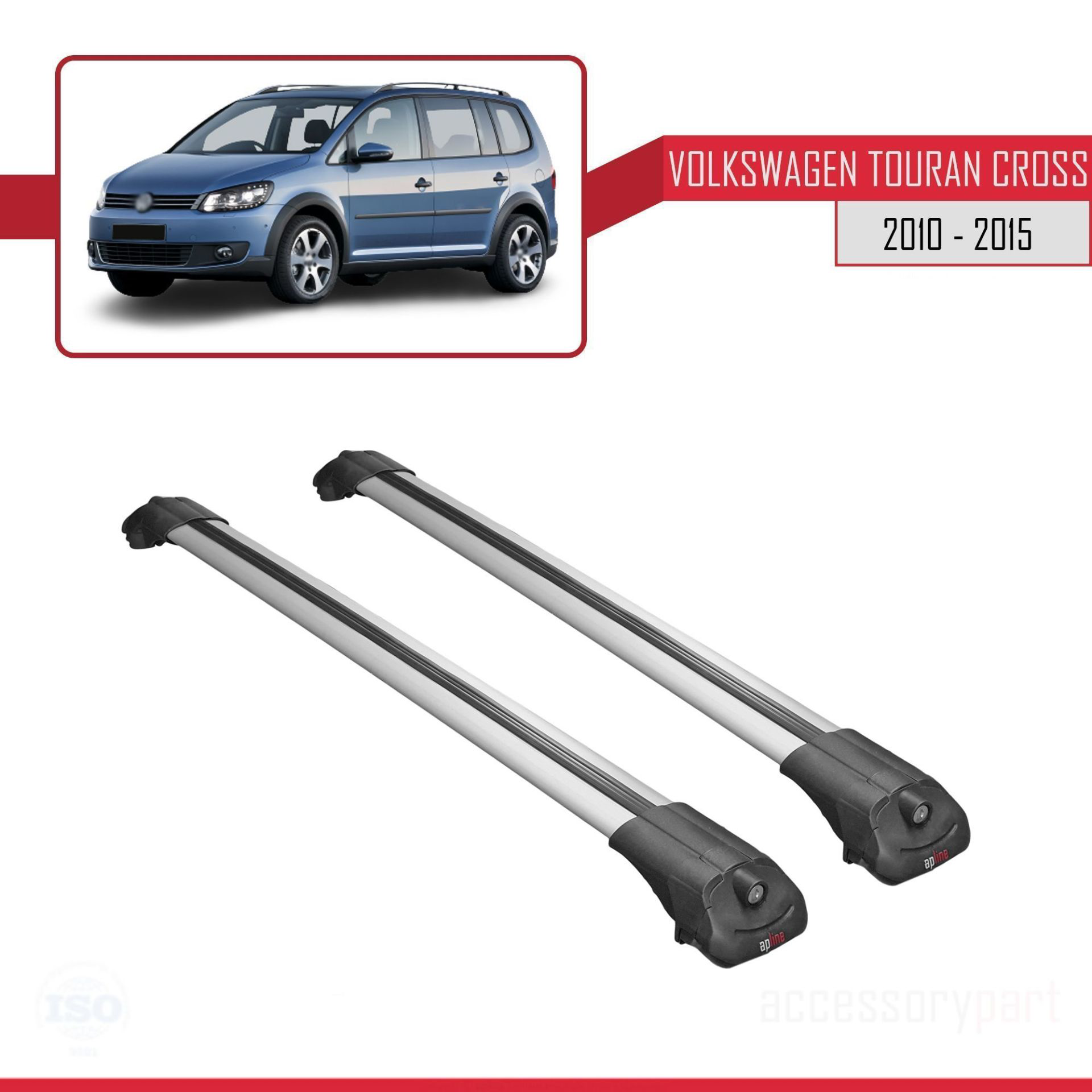 Volkswagen Touran 2010-2015 Arası ile uyumlu ACE-1 Ara Atkı Tavan