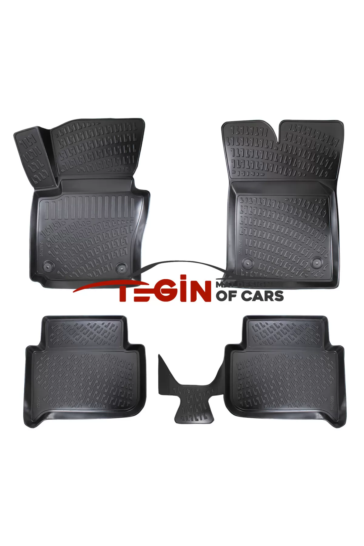 Volkswagen Touran 3D Havuzlu Paspas 2013 Siyah