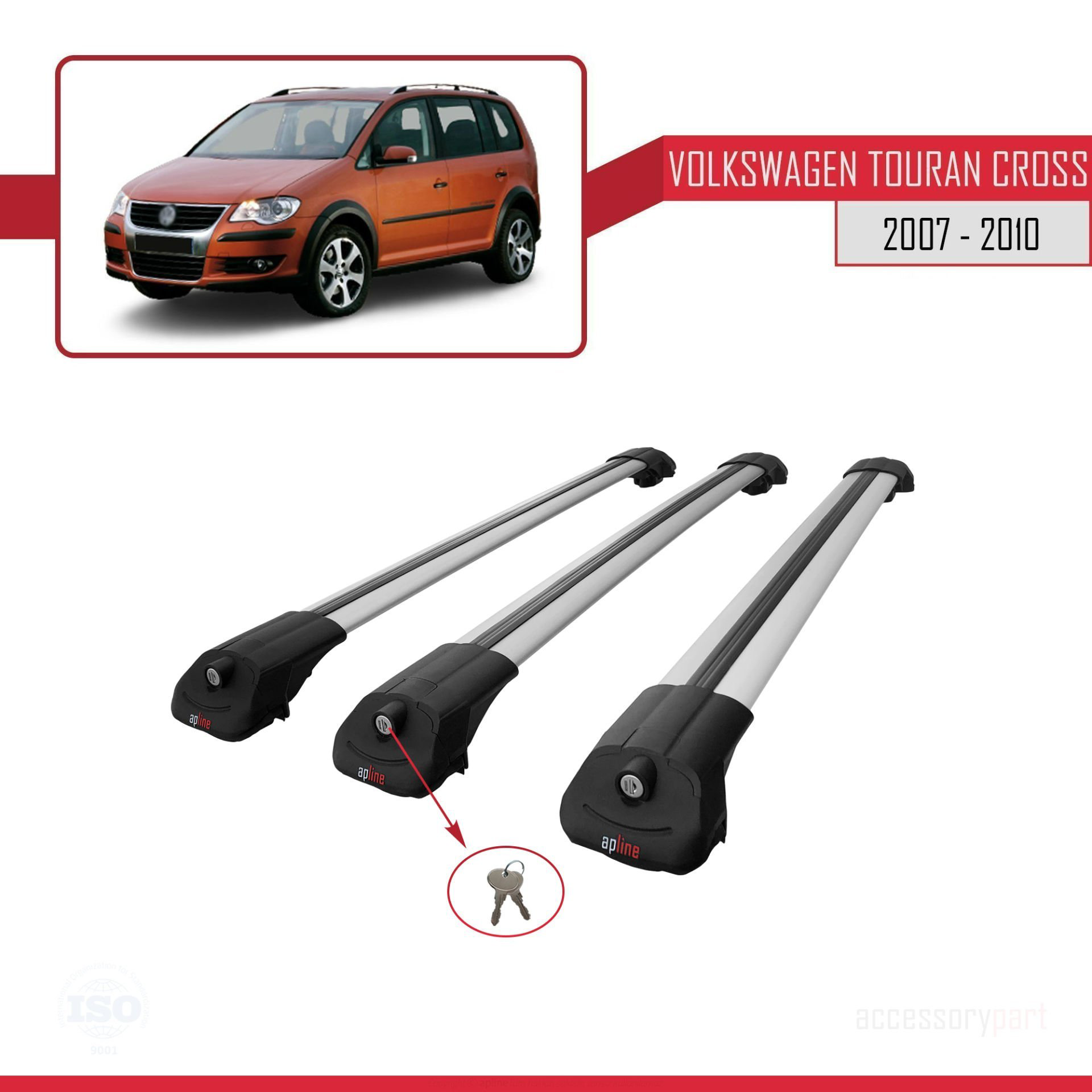 Volkswagen Touran CROSS 2007-2010 Arası ile uyumlu ACE-1 Ara Atkı