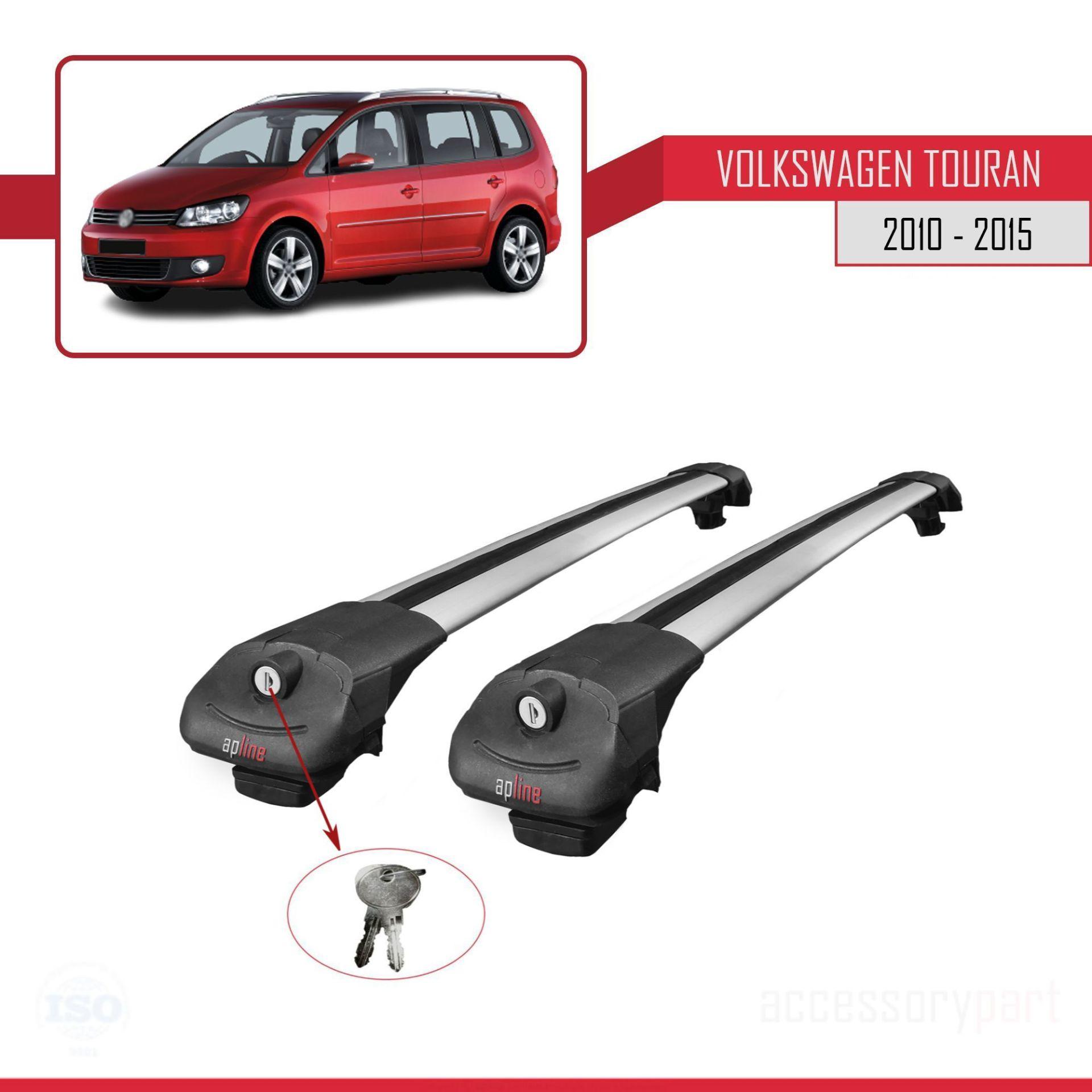 Volkswagen Touran CROSS 2010-2015 Arası ile uyumlu ACE-1 Ara Atkı