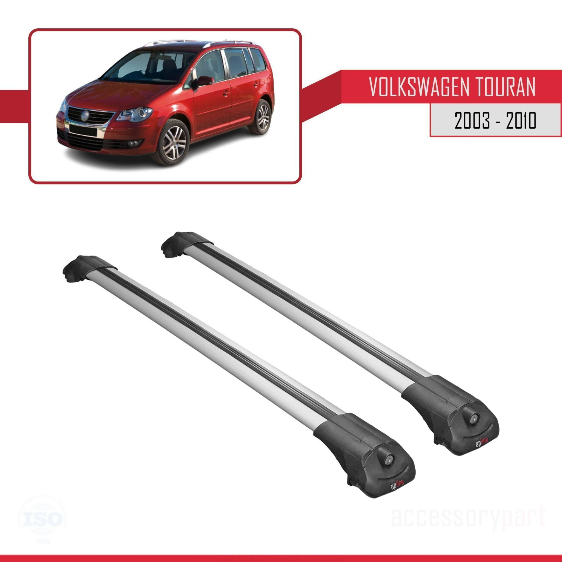 Volkswagen Touran 2003-2010 Arası ile uyumlu ACE-1 Ara Atkı Tavan