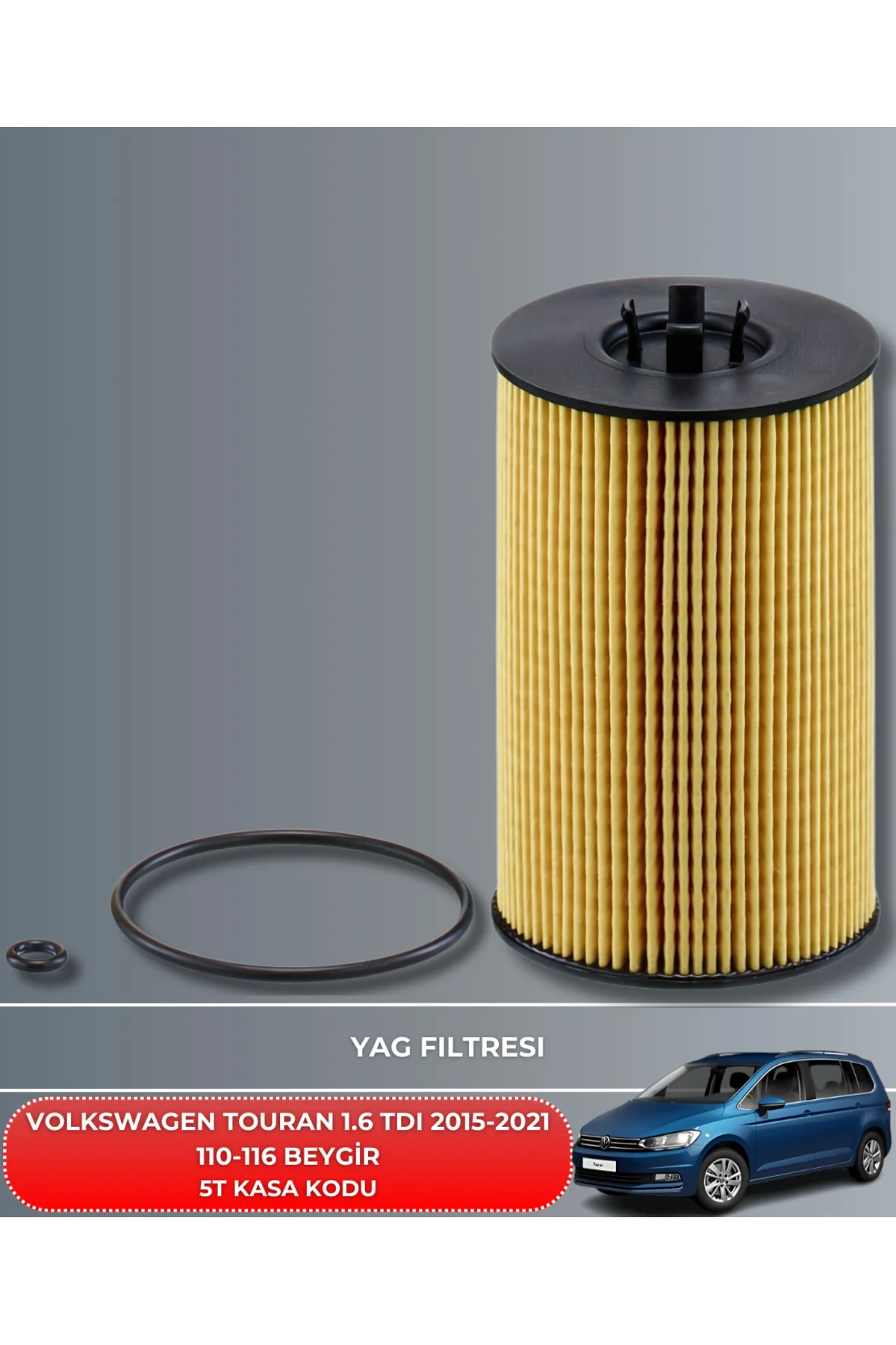 VOLKSWAGEN TOURAN 1.6 TDI 2015-2021 116 HAVA YAĞ POLEN FİLTRE BAK