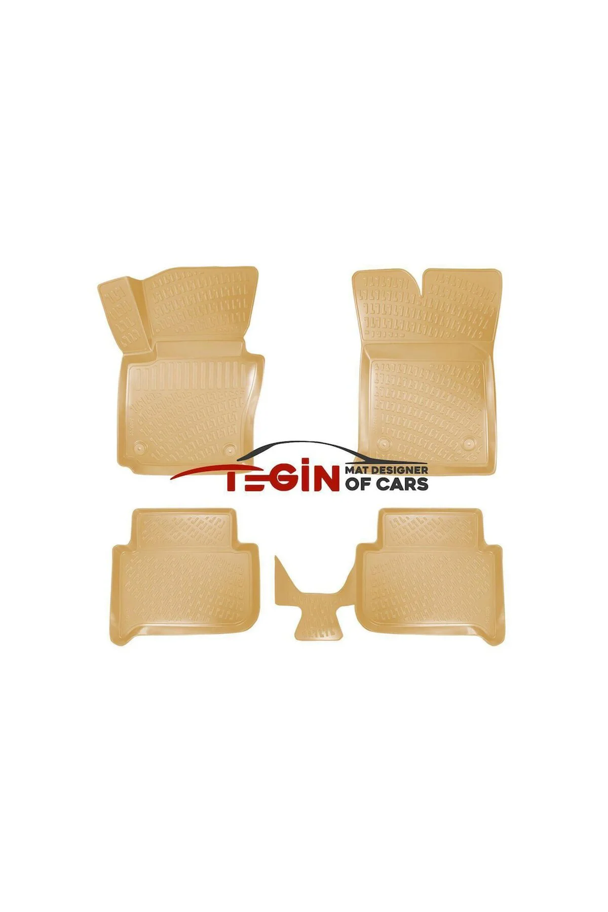 Volkswagen Touran 2003-2015 Otomatik Bej 3D Havuzlu Paspas