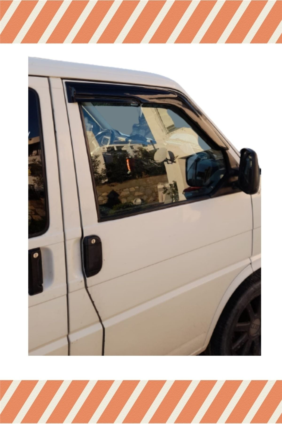 Volkswagen Transporter T-4 1990-2004 2'li Mügen Tip Cam Rüzgarlığ