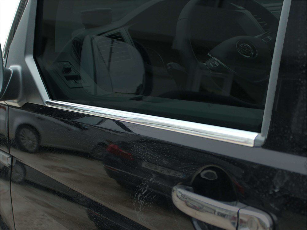 Volkswagen Transporter Uyumlu T6 Cam Çıtası 2 Parça Krom 2015 Ve 