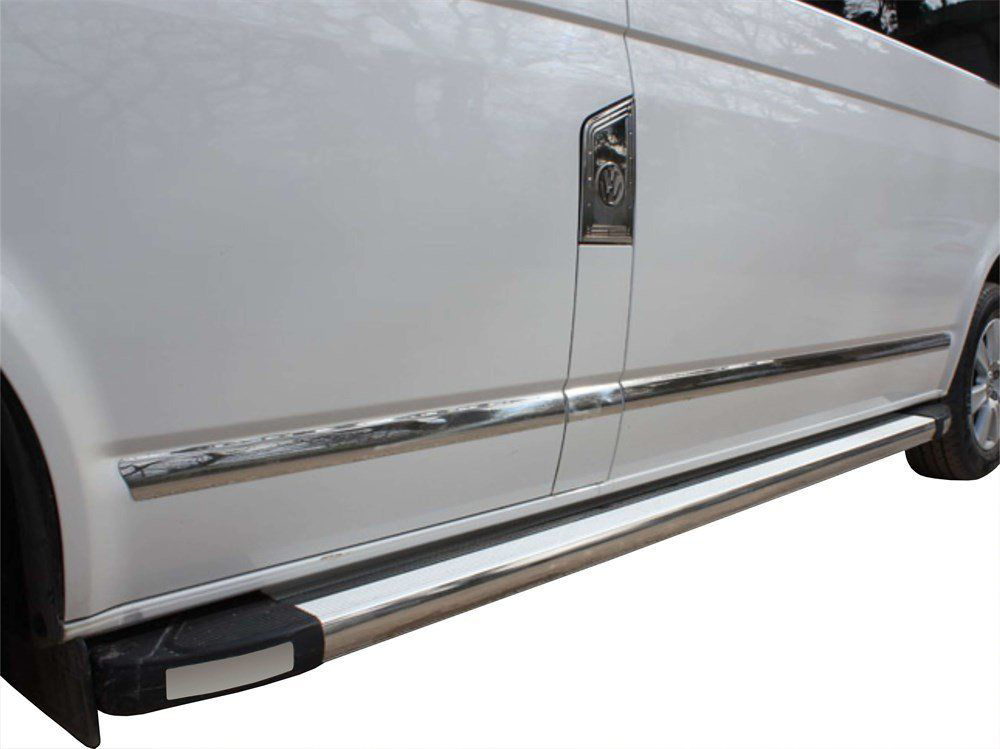Volkswagen Transporter Uyumlu T5 Yan Kapı Çıtası 5 Parça Krom (K.