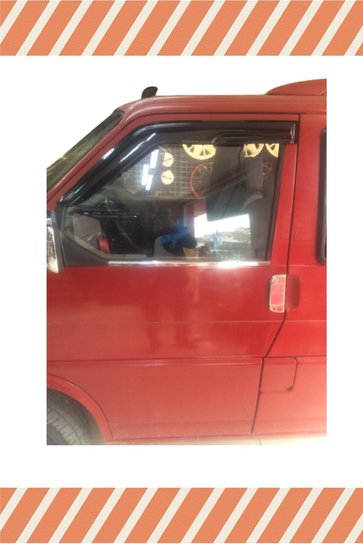 Volkswagen Transporter T-4 1990-2004 2'li Mügen Tip Cam Rüzgarlığ